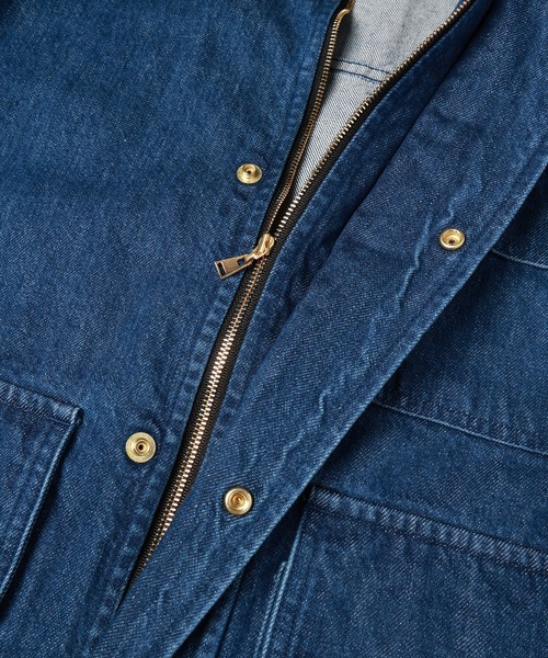 CULLNI（クルニ）の「Big Flap Pocket Bow Tie Denim Jacket（デニムジャケット・メンズ・ブラック/ネイビー/ブルー・2/1/0）」の8枚目の写真