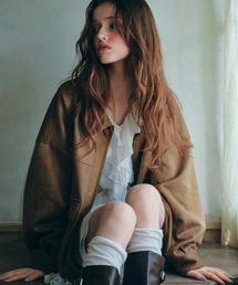 Heather（ヘザー）の「フェイクレザーBIGブルゾン2　588035（ブルゾン）」