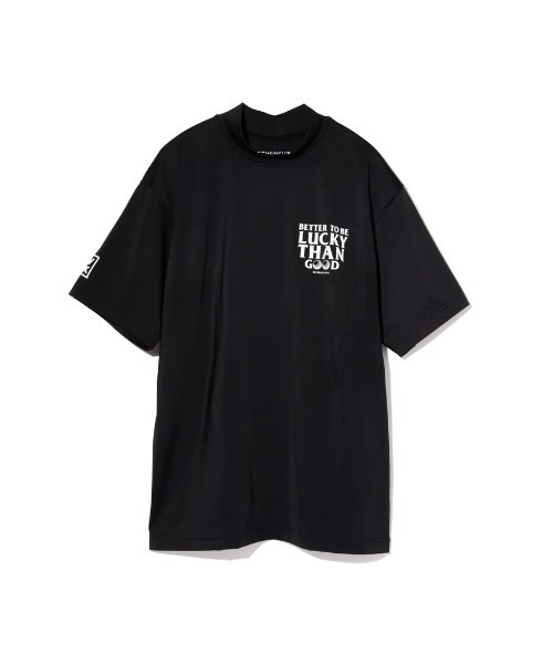 DEVEREUX GOLF(デヴァローゴルフ)の「Play More BattleモックTEE(Tシャツ/カットソー・メンズ・イエロー/ピンク/ホワイト/ブラック・MEDIUM/SMALL/LARGE/X-LARGE)」の3枚目の写真