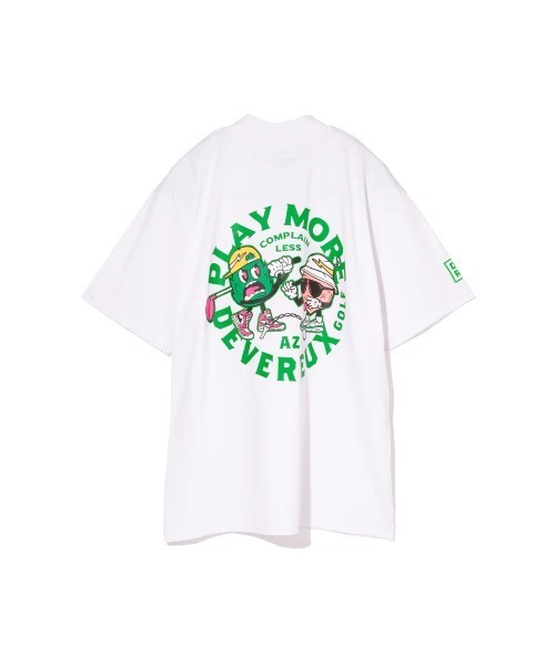 DEVEREUX GOLF(デヴァローゴルフ)の「Play More BattleモックTEE(Tシャツ/カットソー・メンズ・イエロー/ピンク/ホワイト/ブラック・MEDIUM/SMALL/LARGE/X-LARGE)」の7枚目の写真