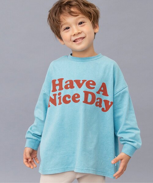 BREEZE（ブリーズ）の「Im Jelly！POP加工ロゴTシャツ（Tシャツ/カットソー・キッズ・オフホワイト/ターコイズブルー/チャコール/グリーン/ピンク・80/90/100/110/120/130/140）」の4枚目の写真