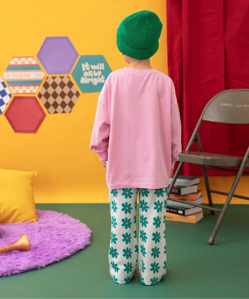 BREEZE（ブリーズ）の「Im Jelly！POP加工ロゴTシャツ（Tシャツ/カットソー・キッズ・オフホワイト/ターコイズブルー/チャコール/グリーン/ピンク・80/90/100/110/120/130/140）」の14枚目の写真