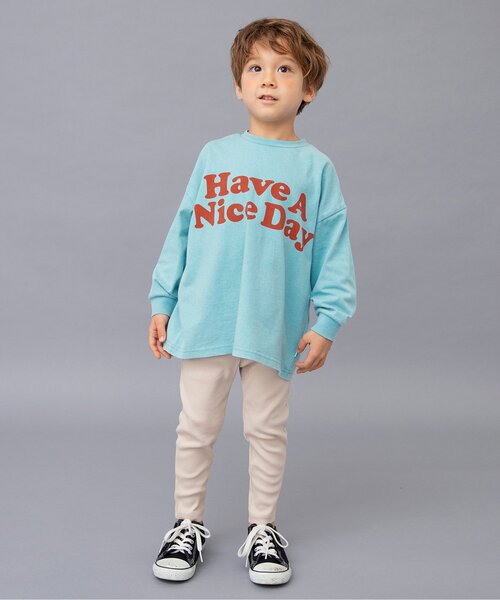 BREEZE（ブリーズ）の「Im Jelly！POP加工ロゴTシャツ（Tシャツ/カットソー・キッズ・オフホワイト/ターコイズブルー/チャコール/グリーン/ピンク・80/90/100/110/120/130/140）」の16枚目の写真