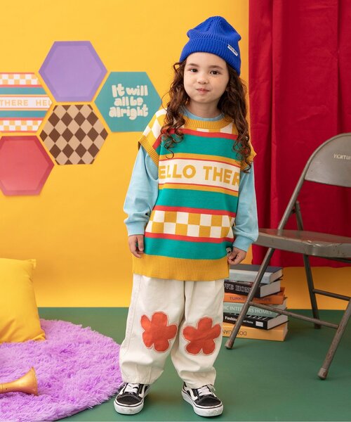 BREEZE（ブリーズ）の「Im Jelly！POP加工ロゴTシャツ（Tシャツ/カットソー・キッズ・オフホワイト/ターコイズブルー/チャコール/グリーン/ピンク・80/90/100/110/120/130/140）」の19枚目の写真