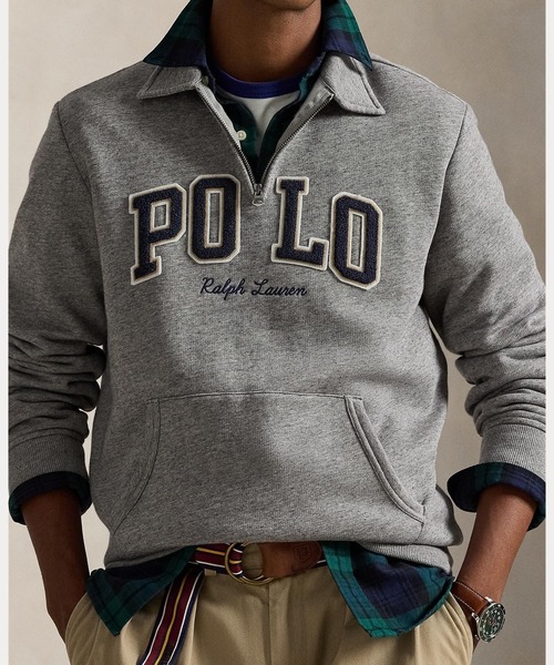 POLO RALPH LAUREN(ポロ ラルフ ローレン)の「ロゴ フリース カラード スウェットシャツ(スウェット・メンズ・グレー系・S/M/L/XS)」の3枚目の写真