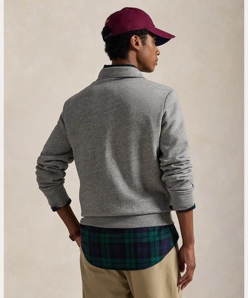 POLO RALPH LAUREN(ポロ ラルフ ローレン)の「ロゴ フリース カラード スウェットシャツ(スウェット・メンズ・グレー系・S/M/L/XS)」の7枚目の写真