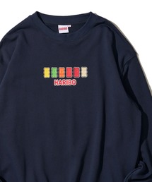 【HARIBO / ハリボー】古着風 かすれプリント スウェットトレーナー