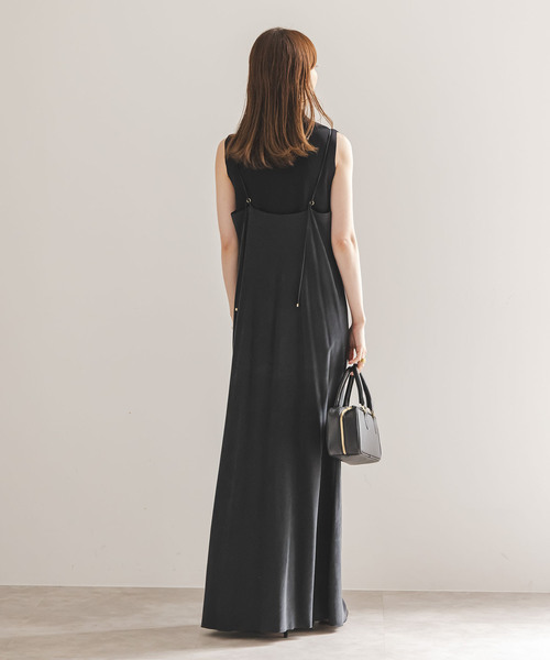 追加》ワイドVネックフィブリルキャミワンピース2（ワンピース