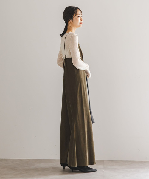 25年 美品 NOBLE ワイドVネックフィブリルキャミワンピース 定価2.4 セール】《追加》ワイドVネックフィブリルキャミワンピース2