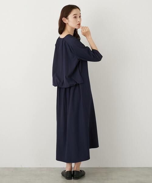 LOGEMENT DE CLAIRE(ロジュモンドクレール)の「【LOURMARIN】バックギャザーワンピース(ワンピース・レディース・ブラウン/ネイビー/ブラック・FREE)」の18枚目の写真