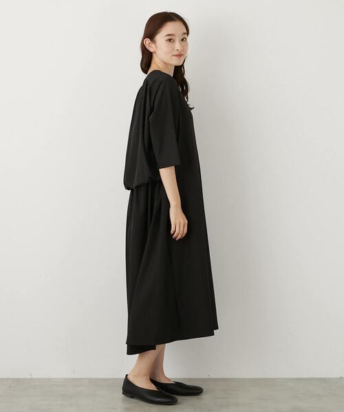 LOGEMENT DE CLAIRE(ロジュモンドクレール)の「【LOURMARIN】バックギャザーワンピース(ワンピース・レディース・ブラウン/ネイビー/ブラック・FREE)」の12枚目の写真