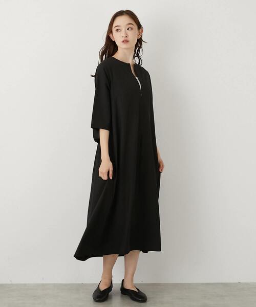 LOGEMENT DE CLAIRE(ロジュモンドクレール)の「【LOURMARIN】バックギャザーワンピース(ワンピース・レディース・ブラウン/ネイビー/ブラック・FREE)」の13枚目の写真