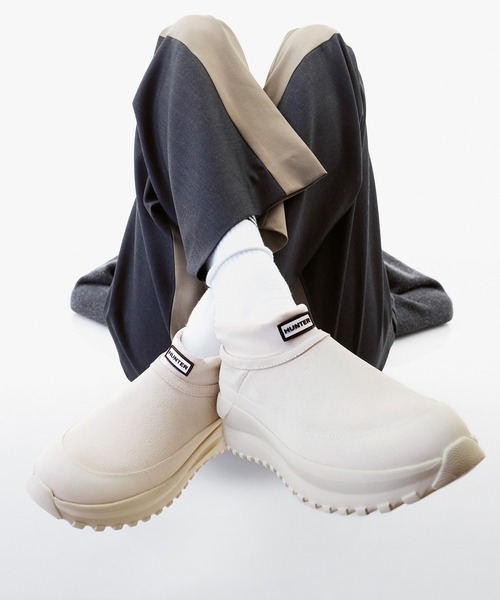 HUNTER for ADAM ET ROPE'】別注 TRAVEL FLOW SUEDE TRAINER