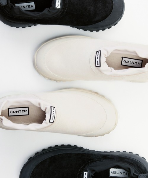 HUNTER for ADAM ET ROPE'】別注 TRAVEL FLOW SUEDE TRAINER