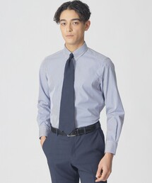 Paul Stuart（ポールスチュアート）の「ミニロンドンストライプ柄 タブカラードレスシャツ（ビジネスシャツ）」