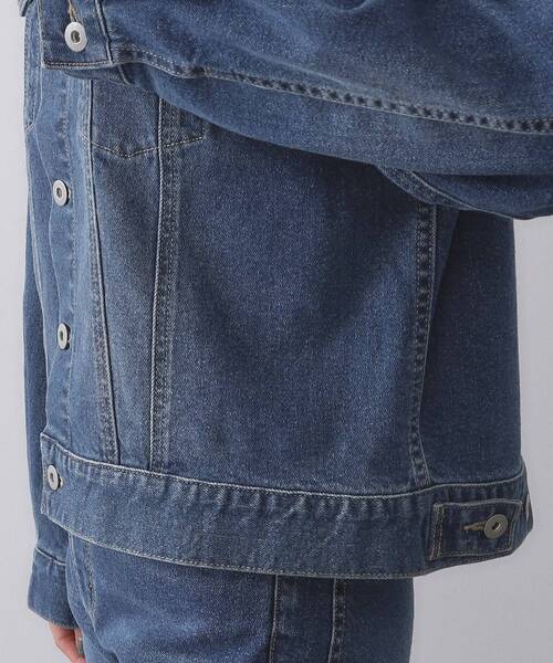OPAQUE.CLIP（オペークドットクリップ）の「ストレッチデニムジャケット/オーガニックコットン混【洗濯機洗い可】（デニムジャケット・レディース・ネイビー/ブルー系その他・40/38）」の22枚目の写真