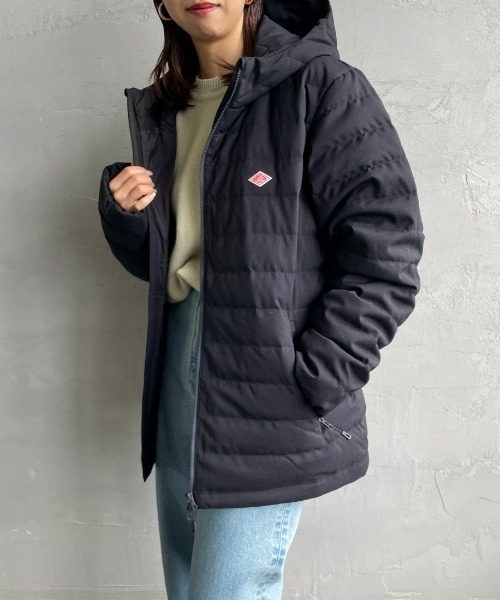 DANTON（ダントン）の「[DANTON/ダントン] ウールライクポリエステル フードダウンジャケット（ダウンジャケット/コート・レディース・チャコール/ネイビー・S/M/L）」の17枚目の写真