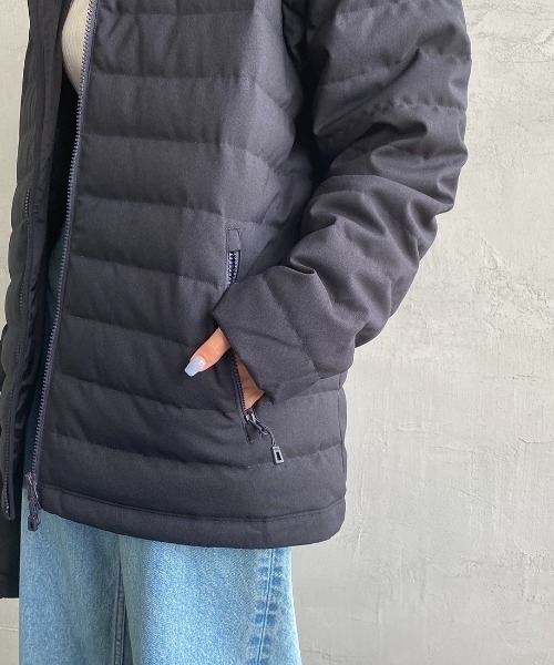 DANTON（ダントン）の「[DANTON/ダントン] ウールライクポリエステル フードダウンジャケット（ダウンジャケット/コート・レディース・チャコール/ネイビー・S/M/L）」の22枚目の写真