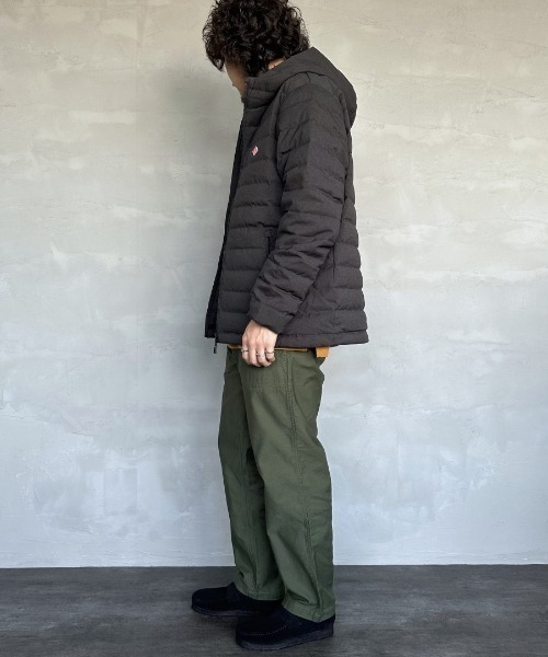 DANTON（ダントン）の「[DANTON/ダントン] ウールライクポリエステル フードダウンジャケット（ダウンジャケット/コート・レディース・チャコール/ネイビー・S/M/L）」の3枚目の写真
