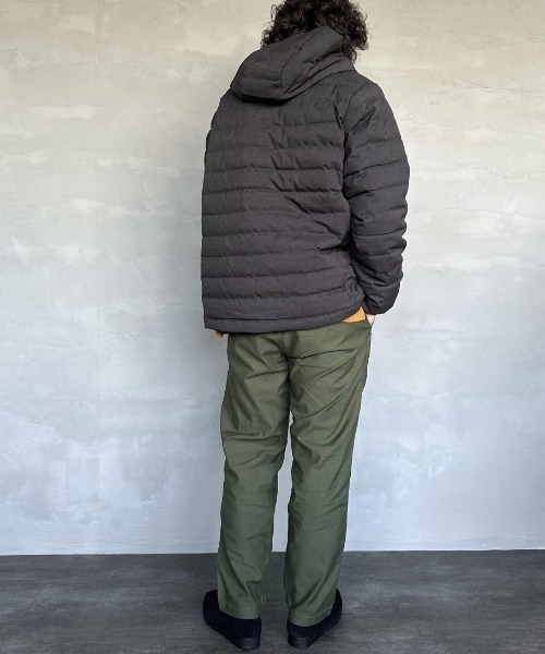 DANTON（ダントン）の「[DANTON/ダントン] ウールライクポリエステル フードダウンジャケット（ダウンジャケット/コート・レディース・チャコール/ネイビー・S/M/L）」の4枚目の写真