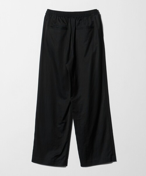 コットンレーヨンサテン ドローストワイドパンツ（その他パンツ