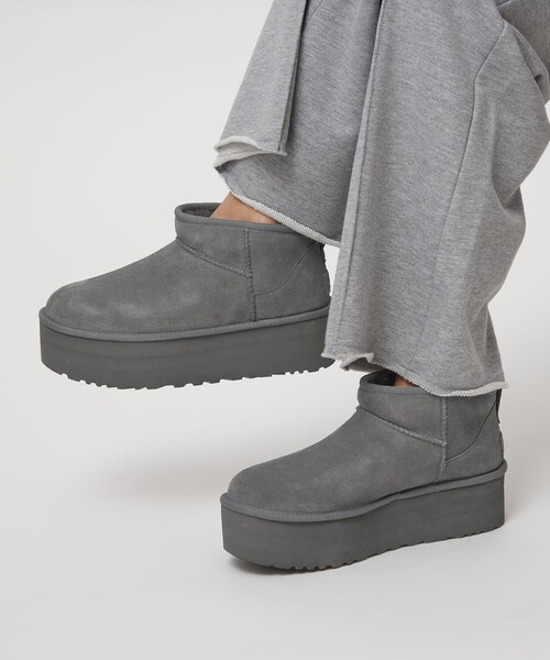 UGG＞クラシック ウルトラ ミニ プラットフォーム / Classic Ultra
