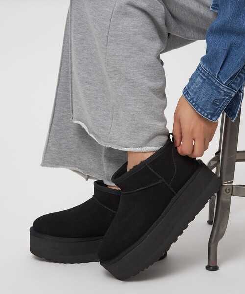 UGG＞クラシック ウルトラ ミニ プラットフォーム / Classic Ultra