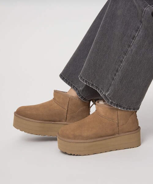 UGG（アグ）の「＜UGG＞クラシック ウルトラ ミニ プラットフォーム