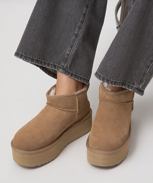 UGG＞クラシック ウルトラ ミニ プラットフォーム / Classic Ultra