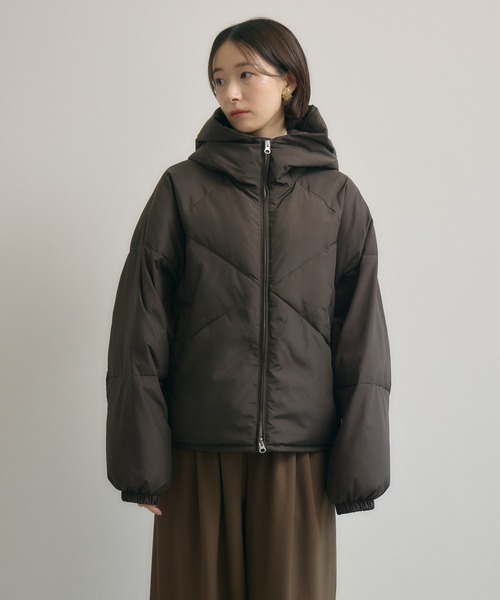 cloche 発熱中綿混ダウンジャケット（ダウンジャケット/コート