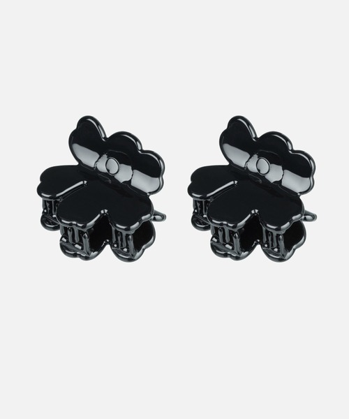 marimekko（マリメッコ）の「Nano Unikko / Hair Clip 2pcs（バレッタ/ヘアクリップ・レディース・ブラック/ライトピンク/ライトブルー・FREE）」の2枚目の写真