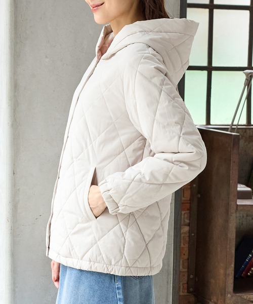 非フッ素撥水加工】フードライトブルゾン（ブルゾン）｜Honeys