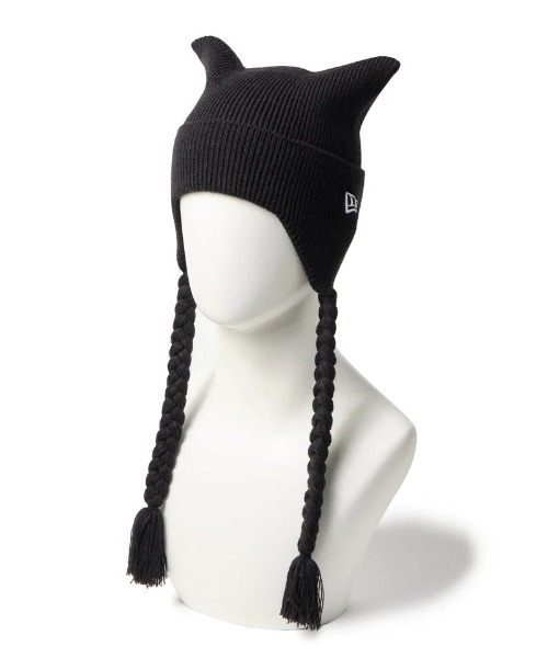 ☆新品 タグ付 ニューエラ NEWERA 猫耳 ニット帽 黒☆ 楽天市場】NEWERA ニット帽 ニューエラ レディース 猫耳 ネコ耳