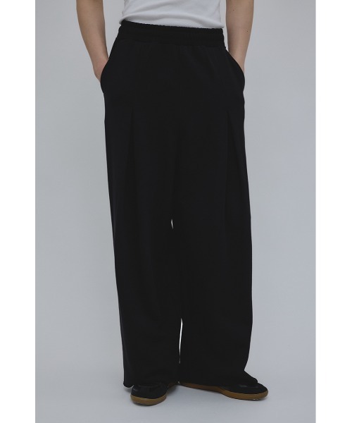 STYLEMIXER(スタイルミキサー)の「ワイドタックスウェットパンツ(スウェットパンツ・メンズ・ブラック/杢グレー・MEDIUM/LARGE)」の2枚目の写真