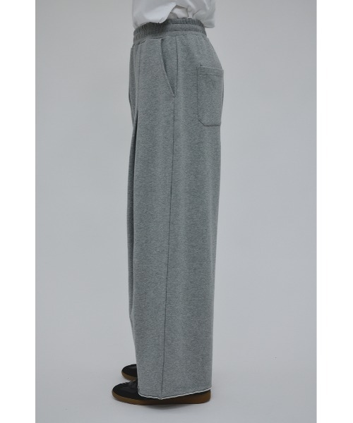 STYLEMIXER(スタイルミキサー)の「ワイドタックスウェットパンツ(スウェットパンツ・メンズ・ブラック/杢グレー・MEDIUM/LARGE)」の8枚目の写真