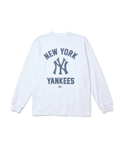NEW ERA(ニューエラ)の「NEWERA-LS CT TEE(Tシャツ/カットソー・メンズ・ネイビー/ブラック/ホワイト系2/ホワイト・L/M)」の6枚目の写真
