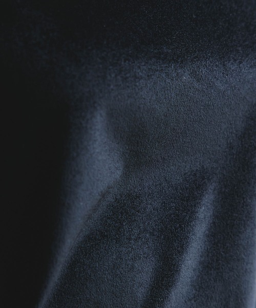 slattgir（スラットジール）の「高身長　シアーベロアプルオーバー（トールサイズ）Essenave（Tシャツ/カットソー・レディース・ブルーグレー/ブラック・T3L/TM/TL/TLL）」の16枚目の写真