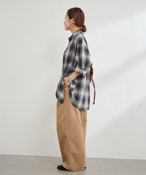 セール】レーヨンチェックシャツ（シャツ/ブラウス）｜JOURNAL