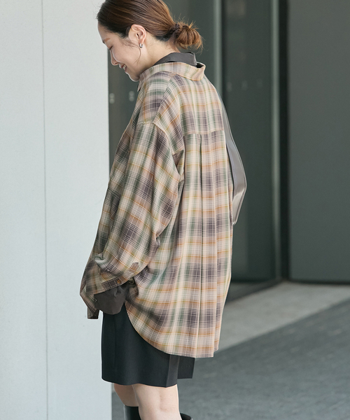 レーヨンチェックシャツ（シャツ/ブラウス）｜JOURNAL STANDARD