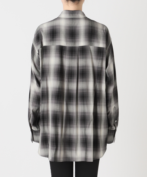 ジャーナルスタンダード　レーヨンチェックシャツ　　　　新品未使用タグ付 レーヨンチェックシャツ（シャツ/ブラウス）｜JOURNAL STANDARD