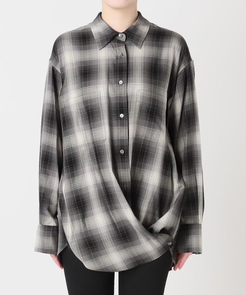 ジャーナルスタンダード　レーヨンチェックシャツ　　　　新品未使用タグ付 JOURNAL STANDARD（ジャーナルスタンダード） ブラウス シャツ 「追加2