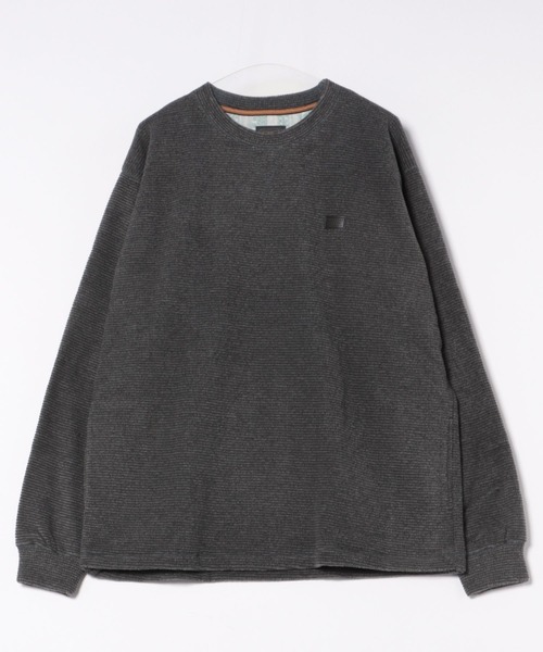 BILLABONG(ビラボン)の「BILLABONG メンズ 【GARAGE COLLECTION】GARAGE CREW トレーナー 【2025年秋冬モデル】/ビラボンエルボーパッチプルオーバーフリーストレーナー(スウェット・メンズ・ブラック系その他/インディゴブルー・MEDIUM/LARGE/X-LARGE)」の2枚目の写真
