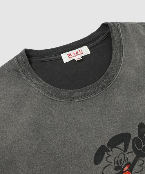 MASU（エムエーエスユー）の「WASTED VICK LONG SLEEVE T-SHIRT（Tシャツ/カットソー・メンズ・ブラック/ホワイト・48/46）」の4枚目の写真