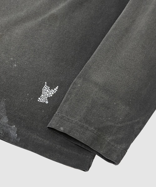 MASU（エムエーエスユー）の「WASTED VICK LONG SLEEVE T-SHIRT（Tシャツ/カットソー・メンズ・ブラック/ホワイト・48/46）」の6枚目の写真