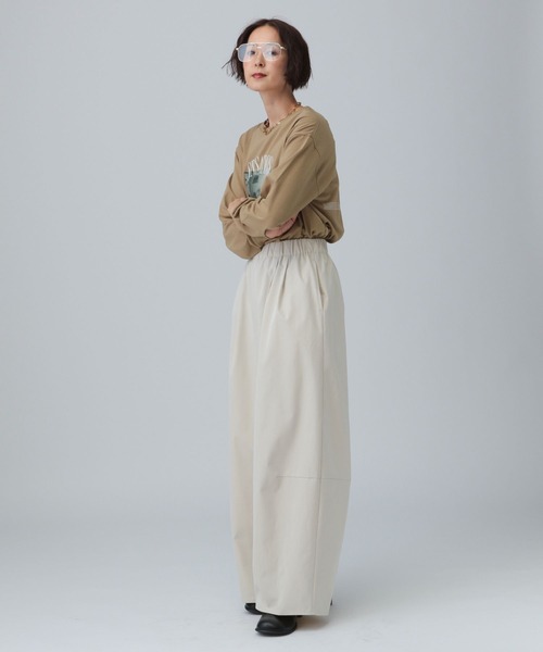 LEPSIM（レプシィム）の「アソートフォトロンT　598101（Tシャツ/カットソー・レディース・オフホワイト/ベージュ/ブラック・FREE）」の10枚目の写真