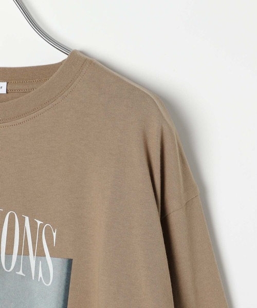 LEPSIM（レプシィム）の「アソートフォトロンT　598101（Tシャツ/カットソー・レディース・オフホワイト/ベージュ/ブラック・FREE）」の14枚目の写真