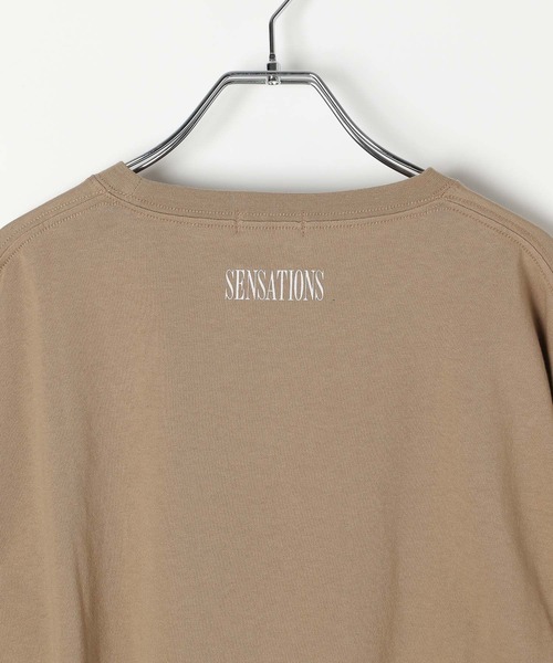 LEPSIM（レプシィム）の「アソートフォトロンT　598101（Tシャツ/カットソー・レディース・オフホワイト/ベージュ/ブラック・FREE）」の5枚目の写真