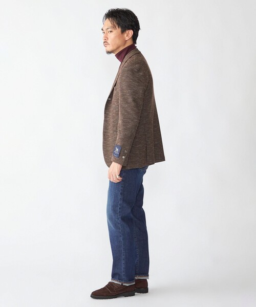 SHIPS（シップス）の「SHIPS: LANIFICIO ROMA メランジ ソリッド ジャケット（テーラードジャケット・メンズ・ネイビー/グレー/ブラウン・X-LARGE/LARGE/MEDIUM/SMALL）」の16枚目の写真