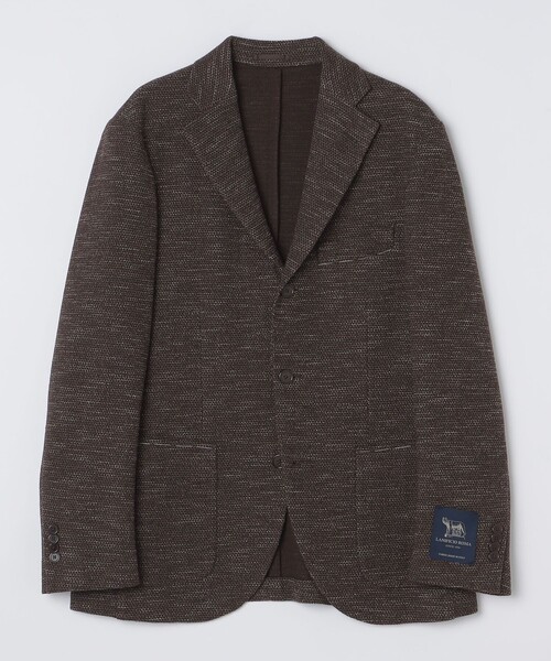 SHIPS（シップス）の「SHIPS: LANIFICIO ROMA メランジ ソリッド ジャケット（テーラードジャケット・メンズ・ネイビー/グレー/ブラウン・X-LARGE/LARGE/MEDIUM/SMALL）」の21枚目の写真