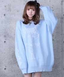 Amilige（アミリージュ）の「CrossBearジャカードニット（ニット/セーター）」